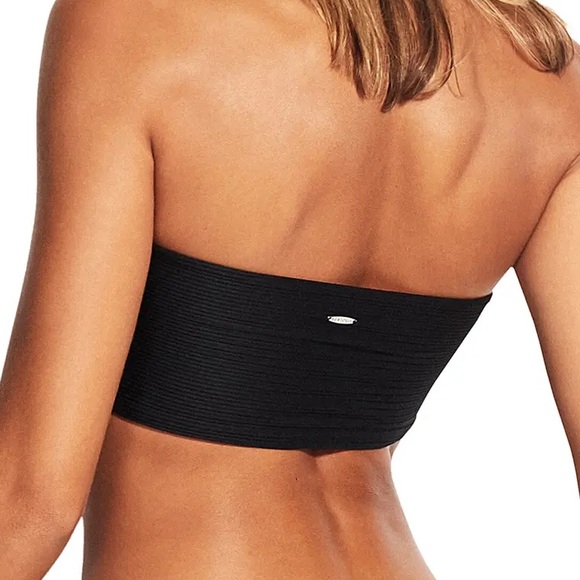 Seafolly Essentials Bandeau Tube top Black NEW - Picture 4 of 11